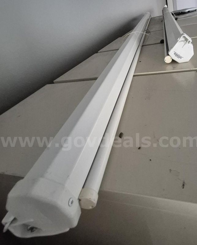 Da-Lite Manual Projector Screens, White Housing lot of 2