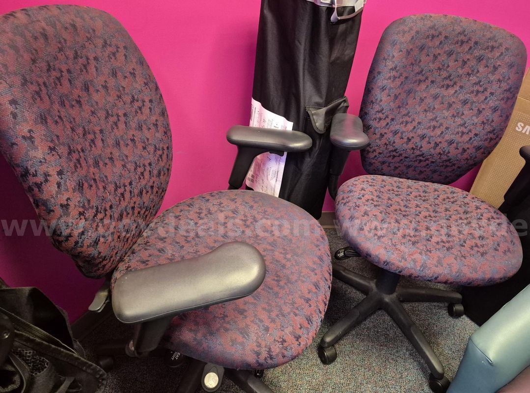 Assorted Office Desk Swivel Chair, Lot of 3