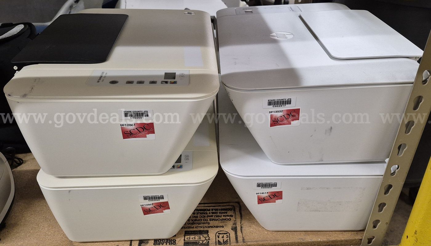 HP 2540 and 2548 Printer Lot of 4