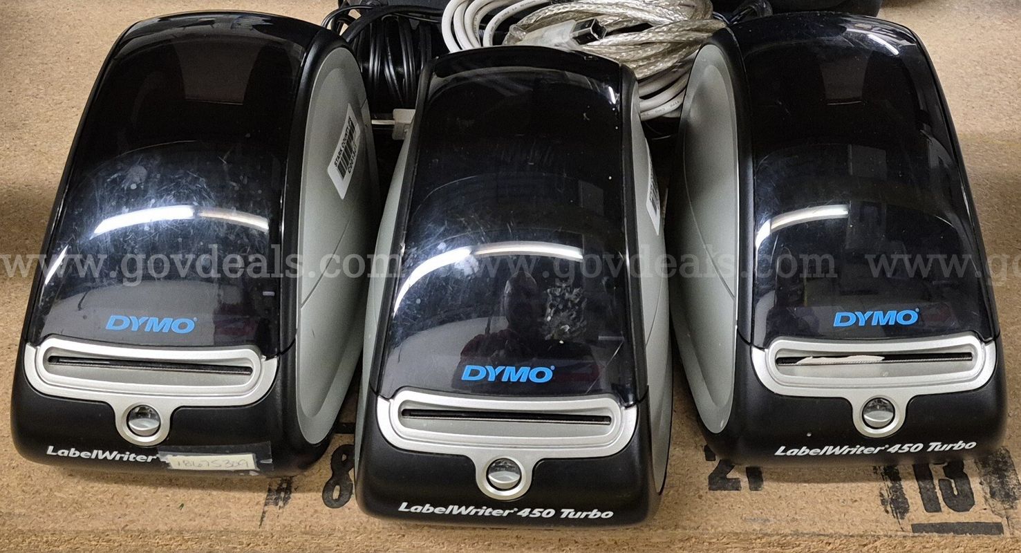 Dymo 450 Turbo Label Maker Writer Lot of 3