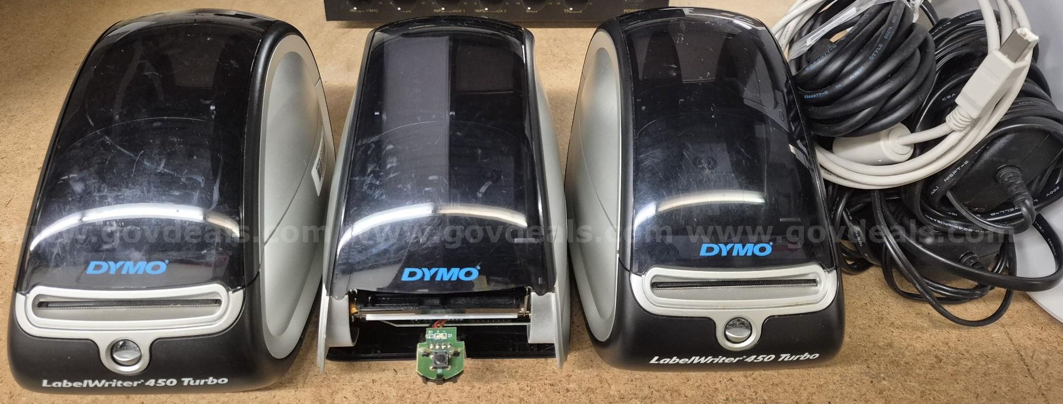 Dymo 450 Turbo Label Maker Writer Lot of 3