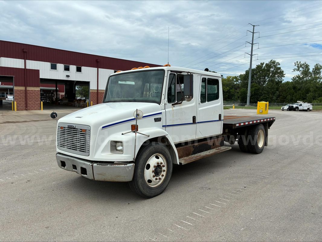 2002 Freightliner FL60 4 Door with Flatbed