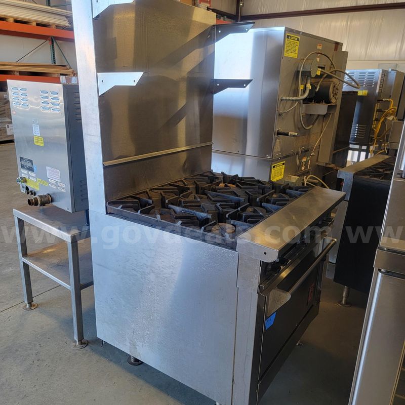 Commercial Cooking Range and Mobile Cart
