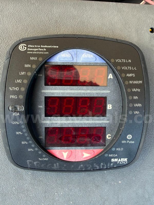 Lot of 3 Electro Industries GaugeTech Meter, Electric Motoring For: Construction