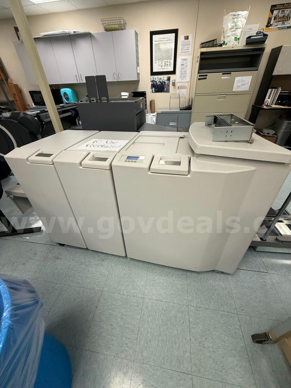 Booklet Maker BK5010e Production Booklet Maker / Stapler Folder – Powers On