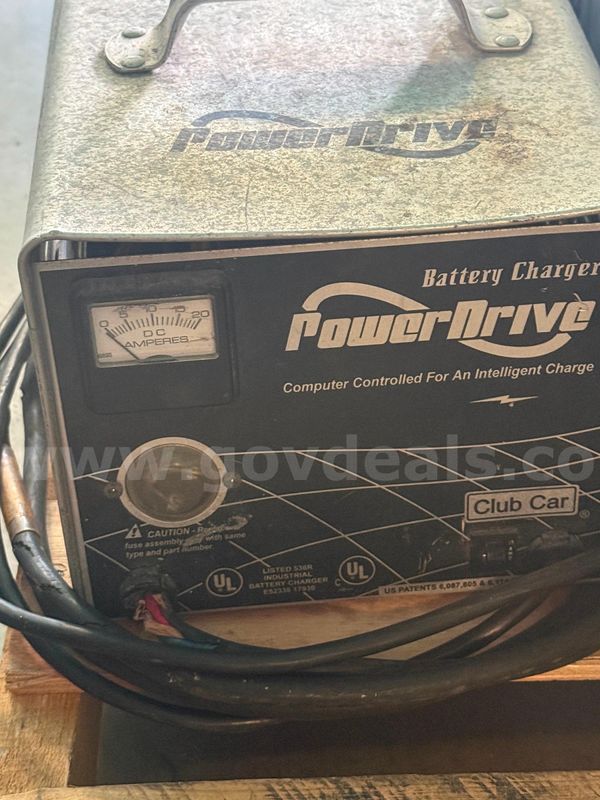 Lot of 3 Club Car 48V Golf Cart Battery Chargers - Condition Unknown