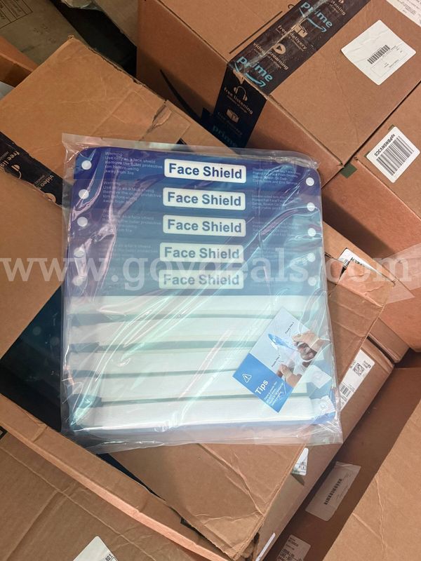 Lot of New Face Shields (Bulk Quantity) – Unused PPE