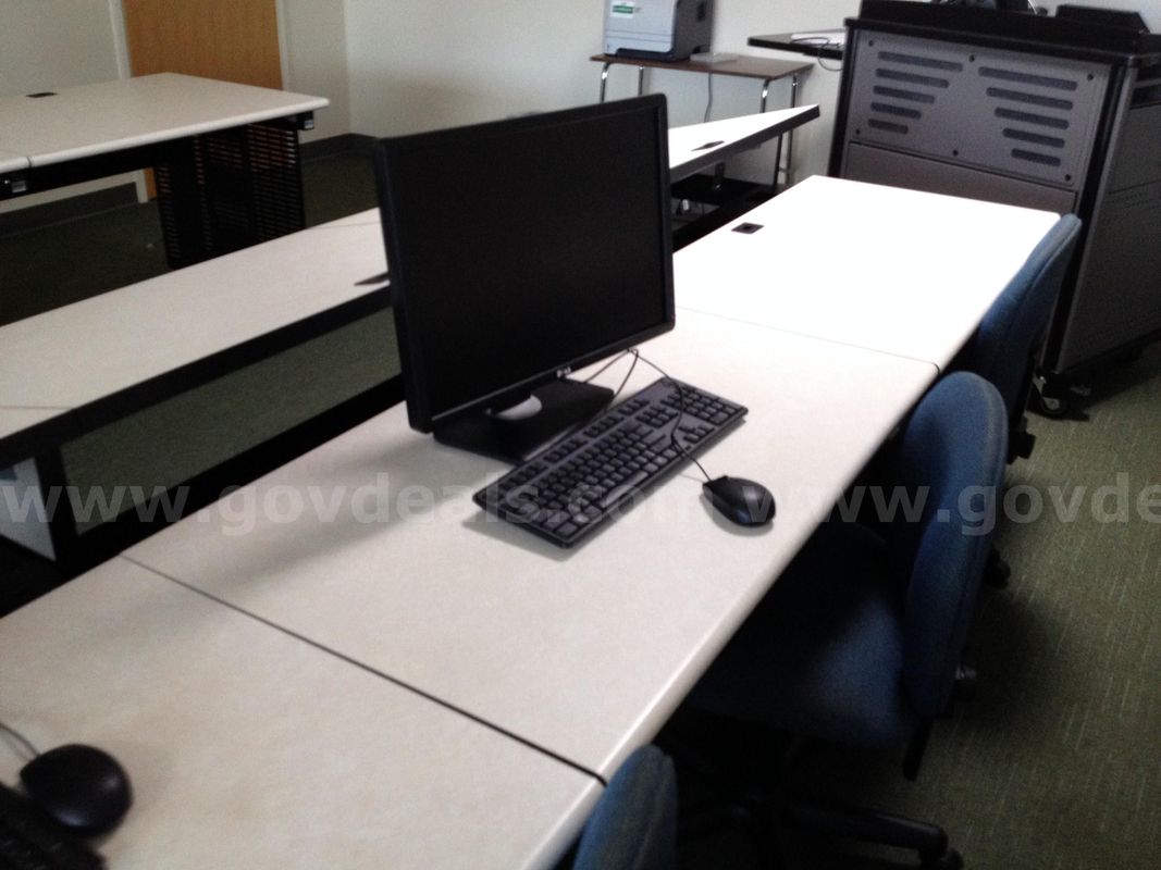 Lot of approximately 25 commercial drafting/CAD workstation tables, Must remove all items by Thursday, September 24.