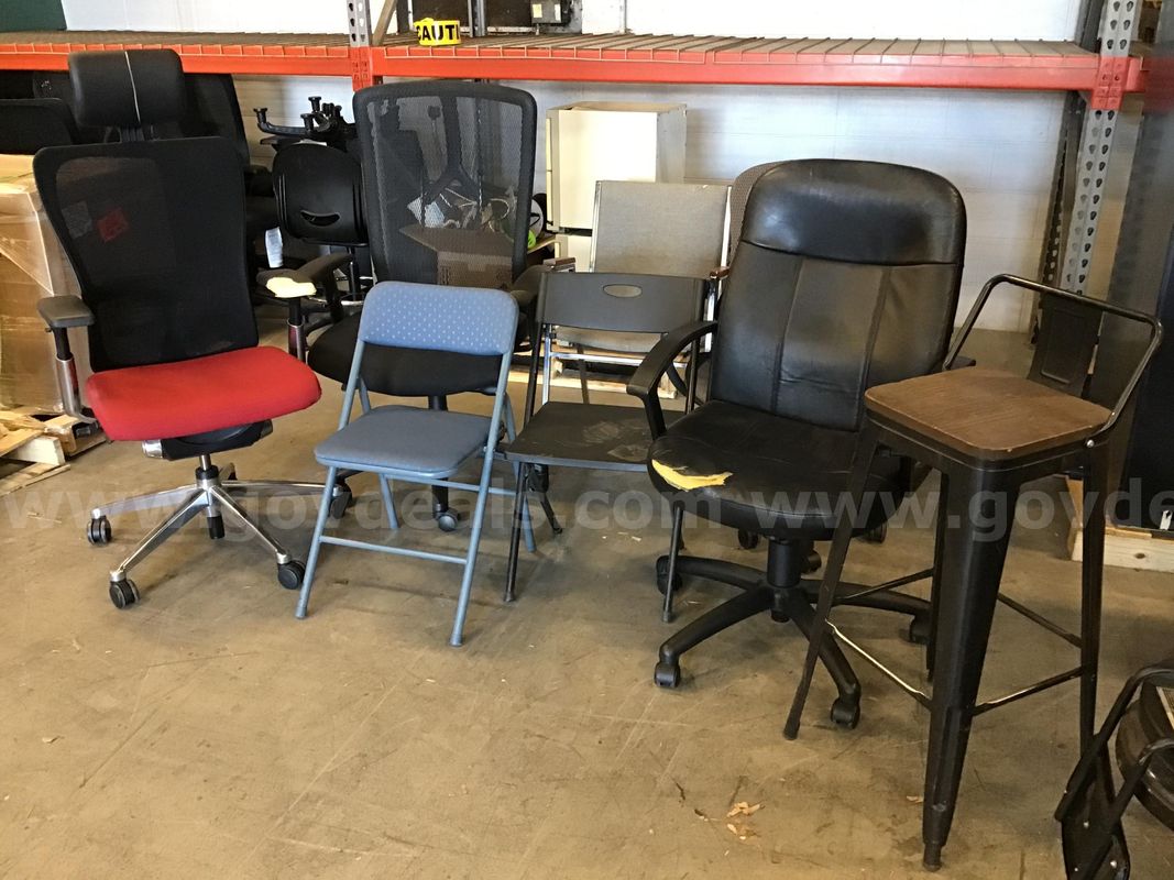 8 miscellaneous chairs