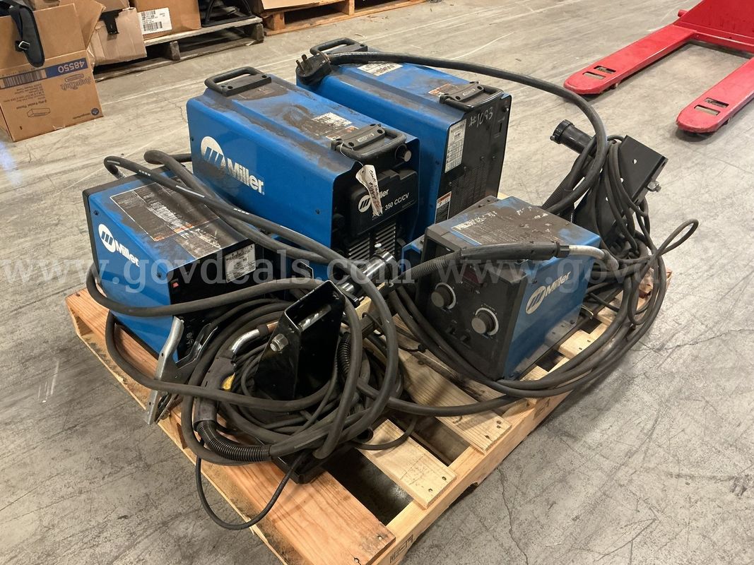2 Miller XMT 350s Power Source & 2 Miller Wire Feeders (#3)