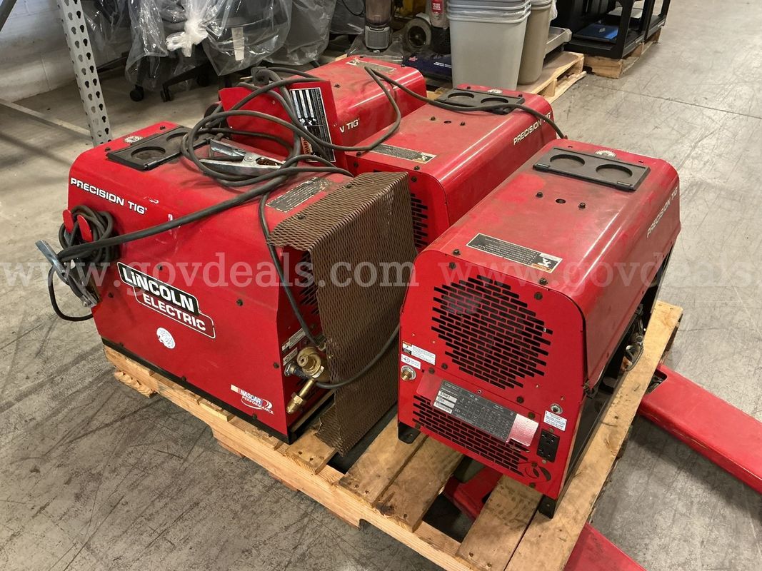 4 Lincoln Electric Precision Tig Machines