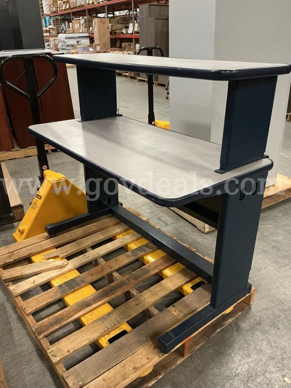 1 two-tier desk