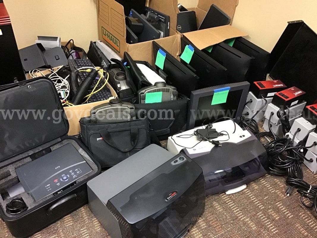 Computers, projectors and miscellaneous media equipment