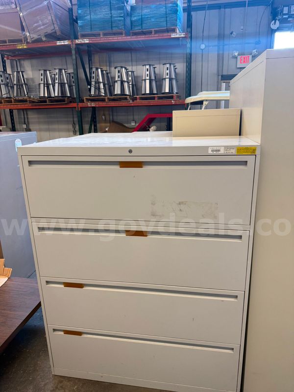 4-Drawer Metal Lateral Filing Cabinet