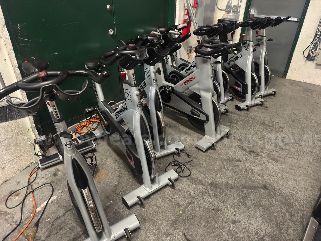 (8) Spin Bikes