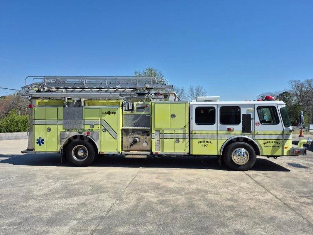 1997 E-One Hurricane 50 Ft. Pumper / Tele Squirt Ladder Truck