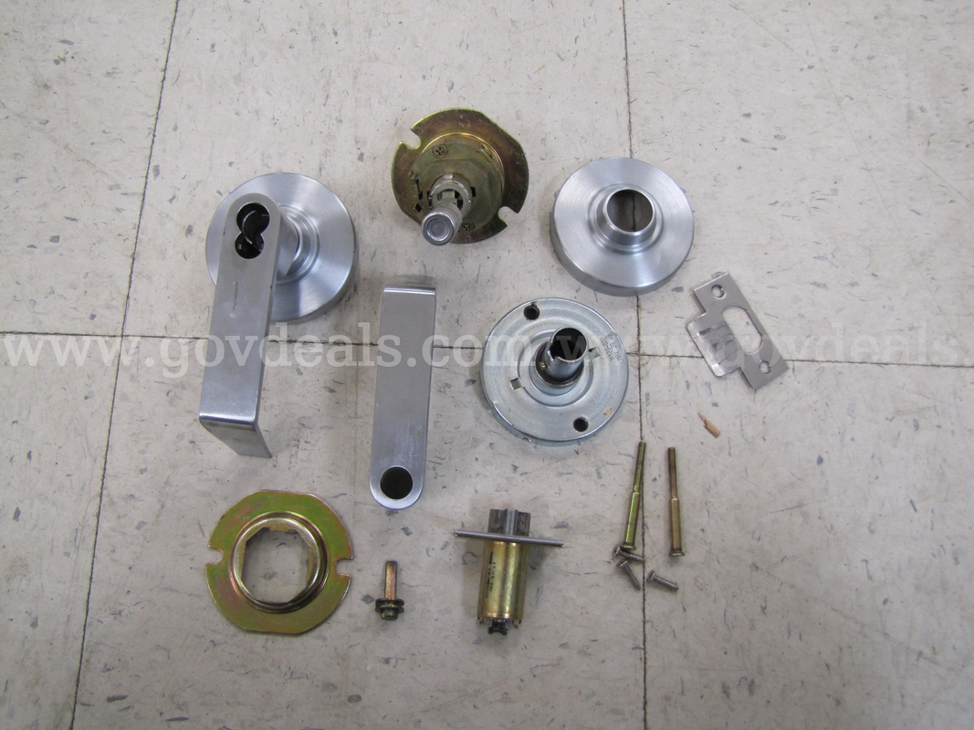 Disassembled door handle