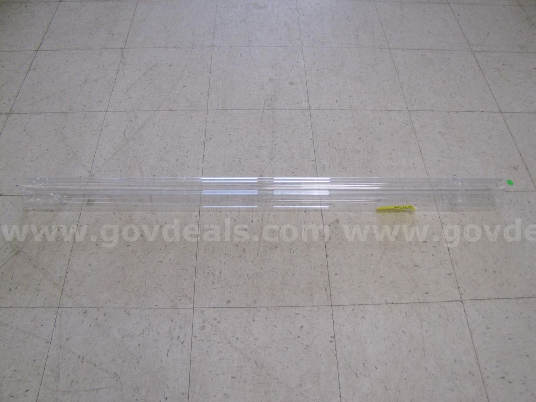Set of 3 glass tubes.