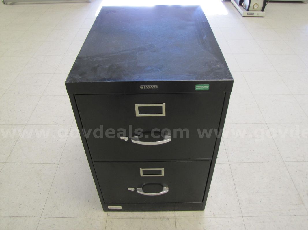 Two drawer legal size filing cabinet