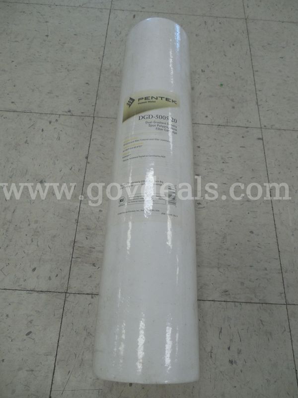Daul gradient density spun polypropylene filter cartridge