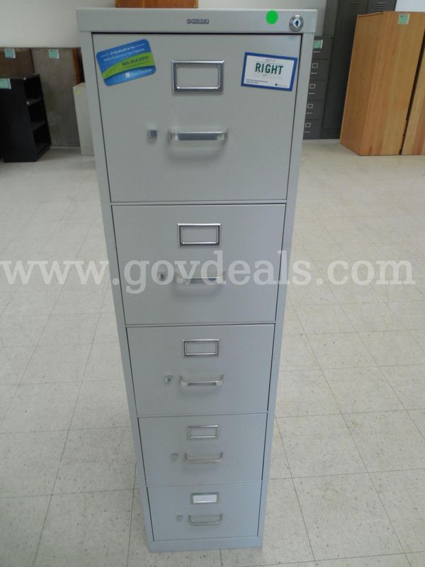 Five drawer filing cabinet