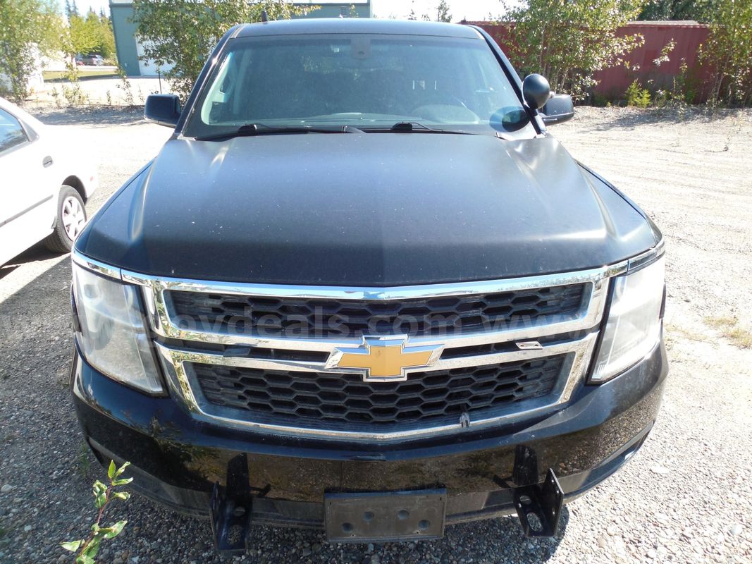 2015 Chevrolet Tahoe 4WD SUV – Former Law Enforcement Vehicle – Includes Push Bumper & Five (5) Tires