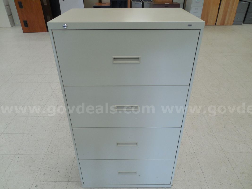 Four drawer lateral filing cabinet