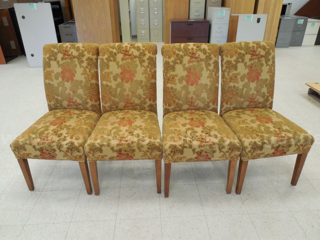 Set of four matching chairs