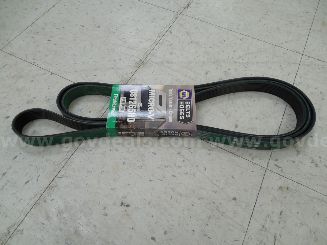Heavy duty V-ribbed vehicle belt