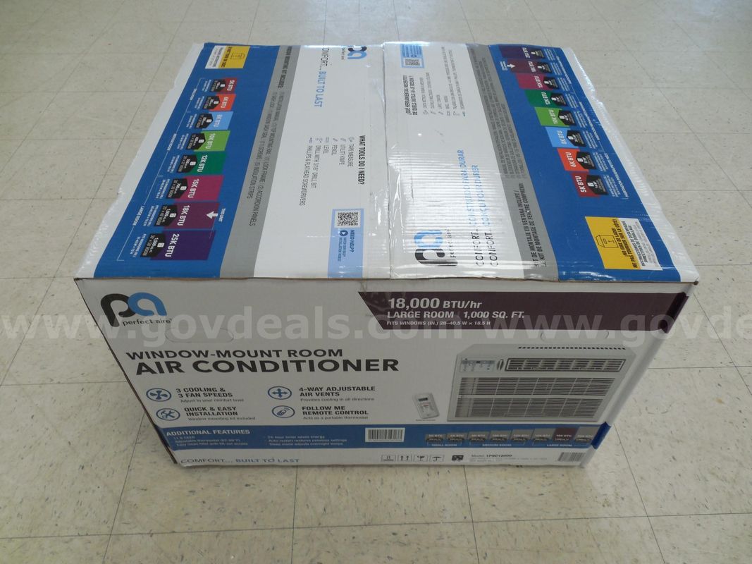 Large window mounted air conditioner