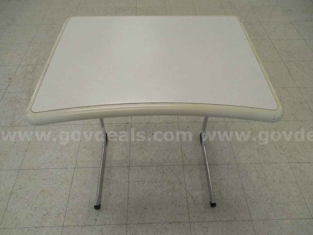 Metal and plastic student desk
