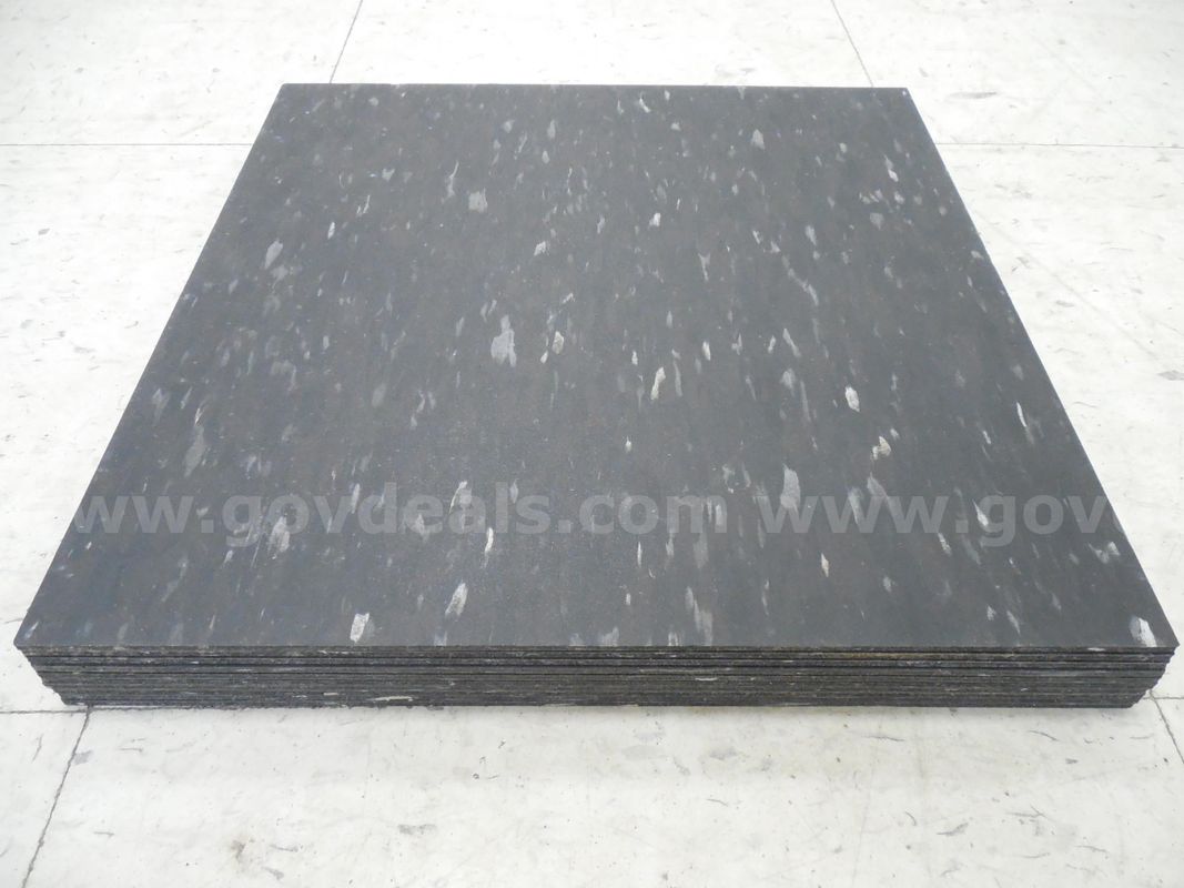 Composite vinyl tiles - Black/Grey - Qty. 10