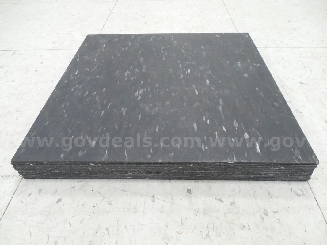 Composite vinyl tiles - Black/Grey - Qty. 10