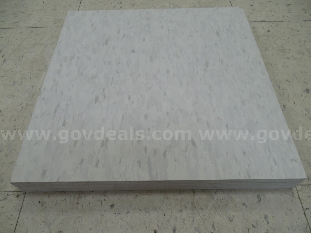 Composite vinyl tiles - White/Grey - Qty. 10