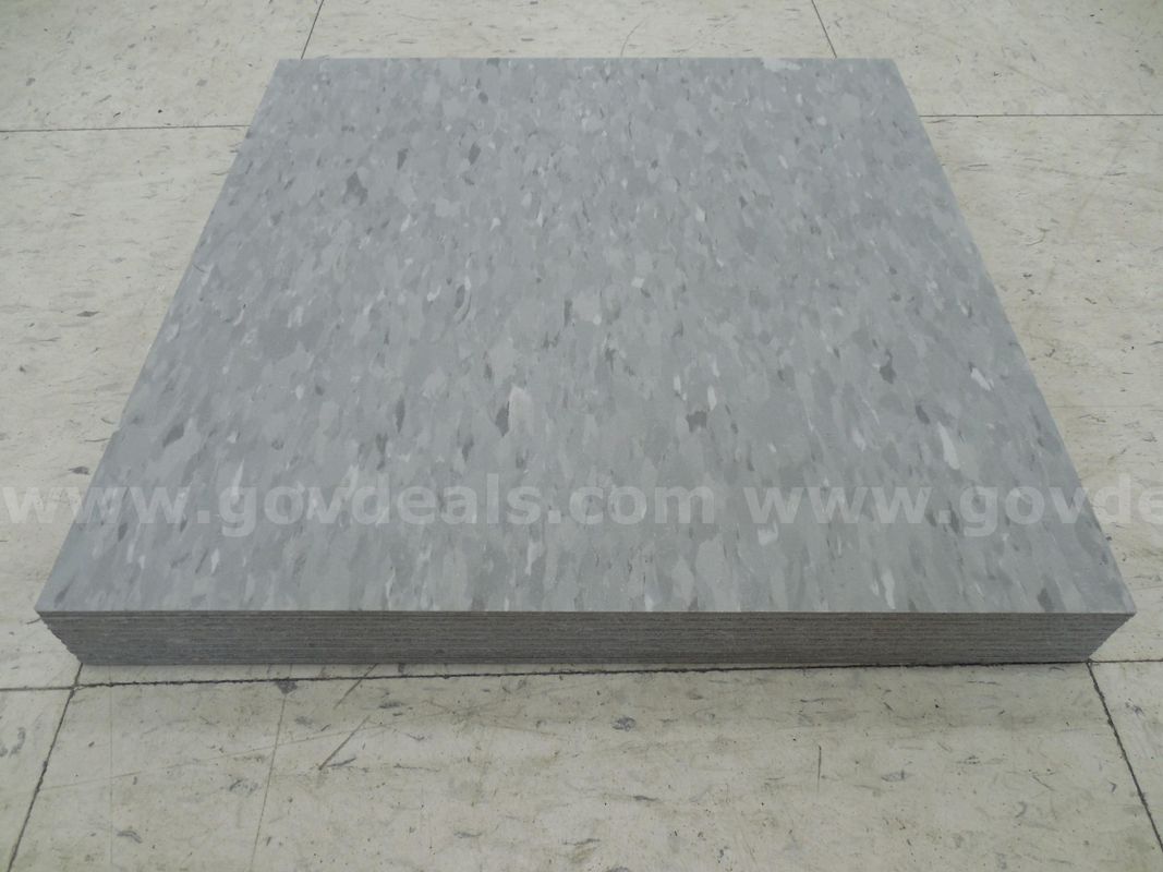 Composite vinyl tiles - Grey/White - Qty. 10