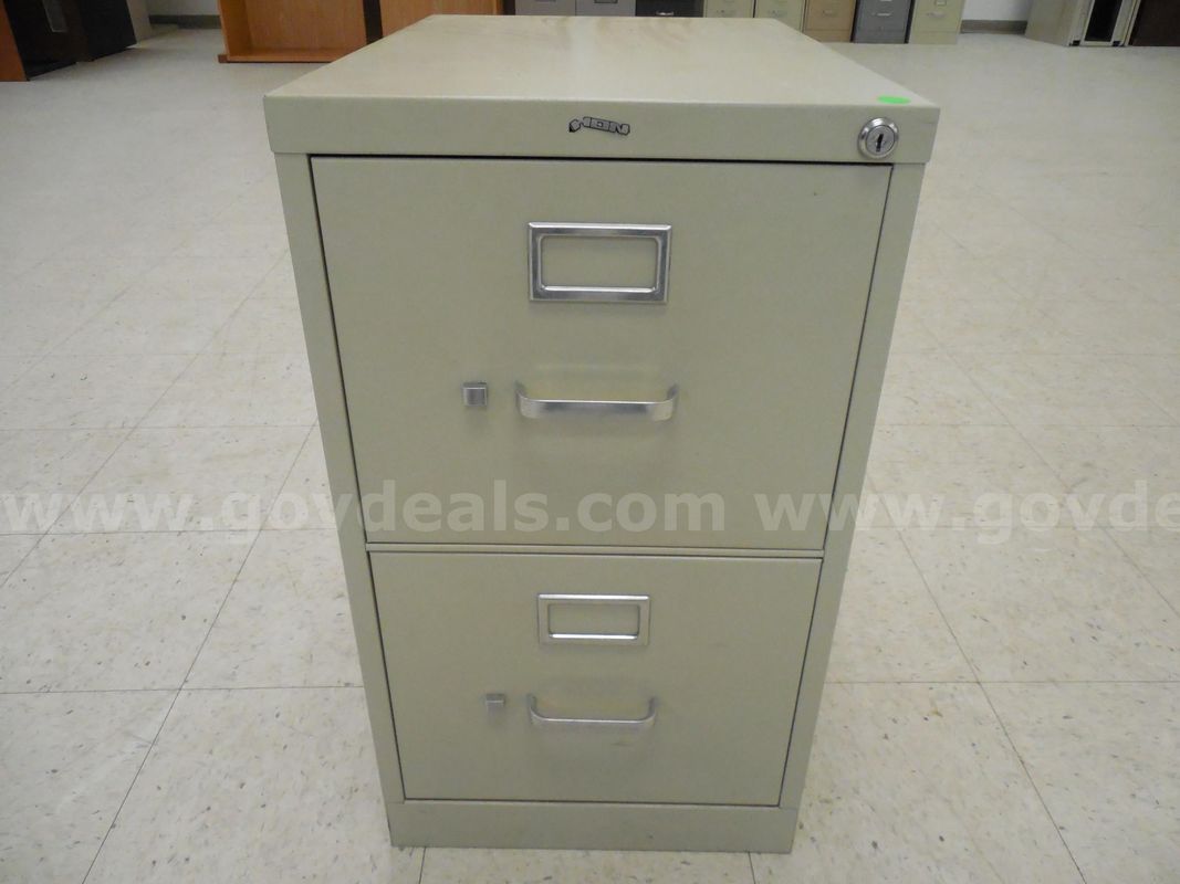Two drawer filing cabinet