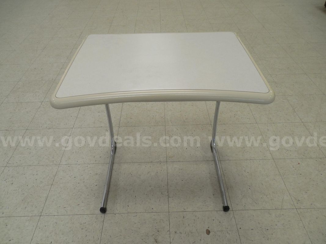 Metal and plastic student desk