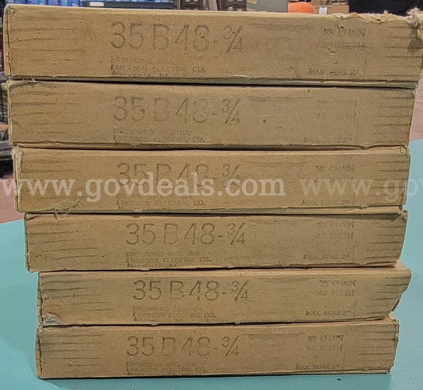 35B48-3/4" Sprocket-Lot of 6. New in Box