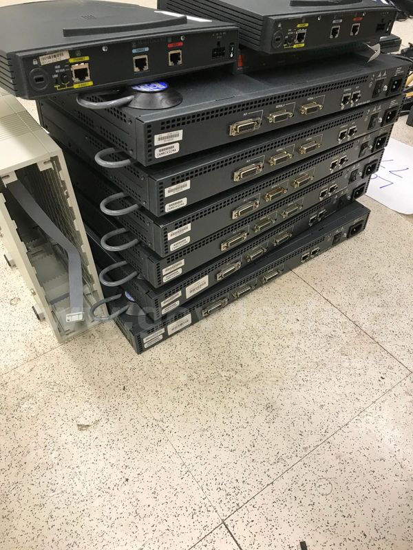 (6) Cisco 2500 Switches, (2) Cisco 800 Switches, (1) Addtron ADH 1016 Switches