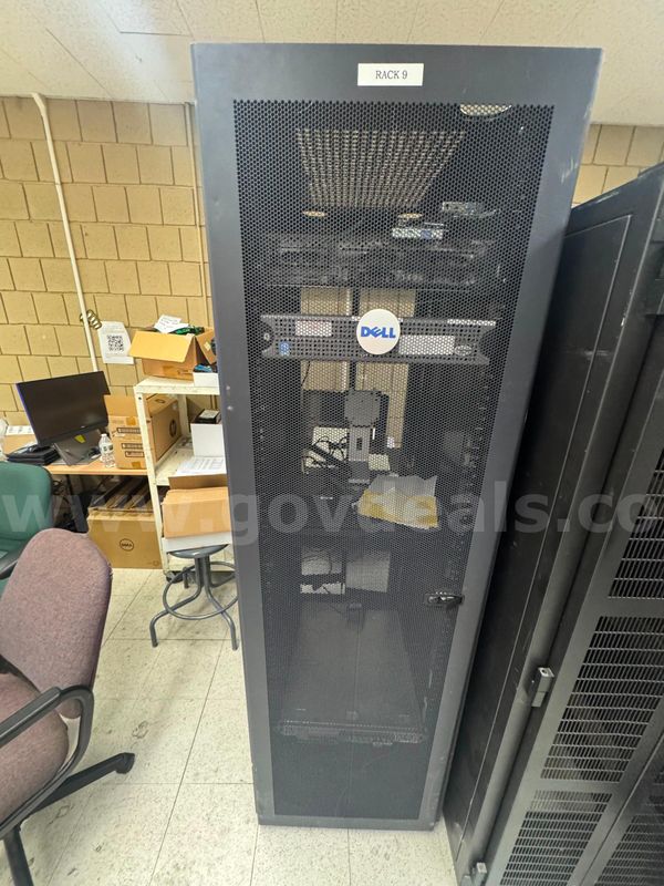 (1) Heavy-Duty Server Rack Cabinet – 40U/48U – Enclosed Network Equipment Rack