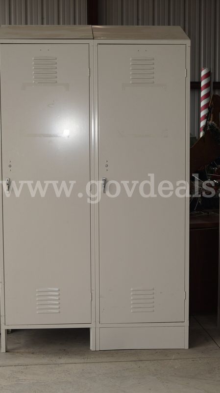 2 sets of storage lockers appx 6'