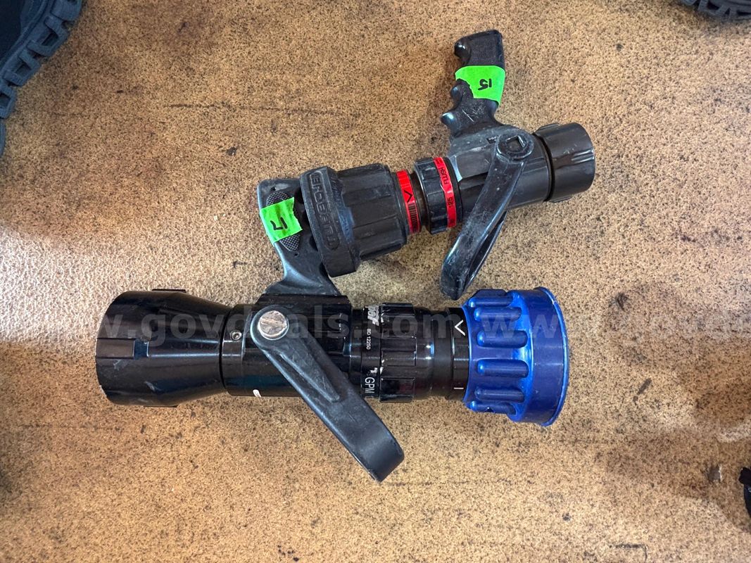 X1 1.5" Fire Nozzle 15, X1 2.5" Fire Nozzle 17